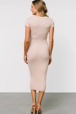 Baltic Born Dana Ribbed Midi Dress |