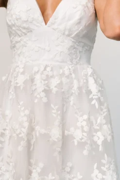 Baltic Born Dante Applique Midi Dress | Off White