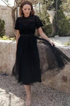 Baltic Born Darcy Tulle Midi Dress |