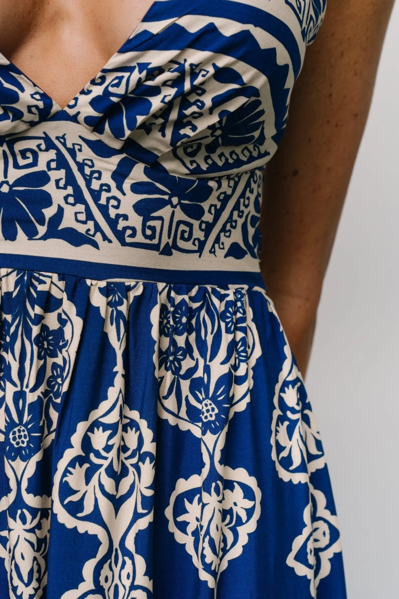 Baltic Born Davinah V Neck Maxi Dress | Blue Print