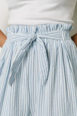 Baltic Born Delphi Wide Leg Pants | Blue Stripe