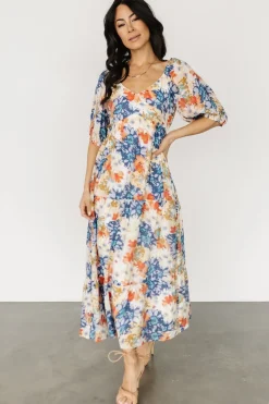 Baltic Born Denton Midi Dress | Blue Multi
