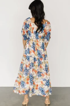 Baltic Born Denton Midi Dress | Blue Multi