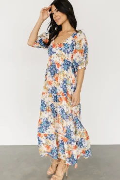 Baltic Born Denton Midi Dress | Blue Multi
