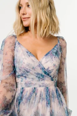 Baltic Born Desiree Tulle Maxi Dress | Natural + Slate Floral