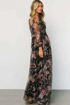 Baltic Born Desiree Tulle Maxi Dress | Black + Berry