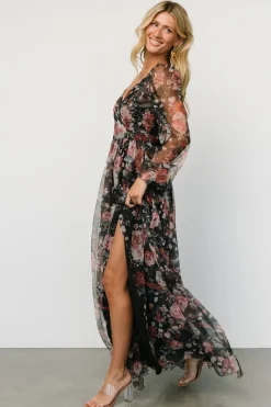 Baltic Born Desiree Tulle Maxi Dress | Black + Berry