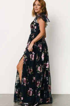 Baltic Born Devany Maxi Dress | Navy Multi