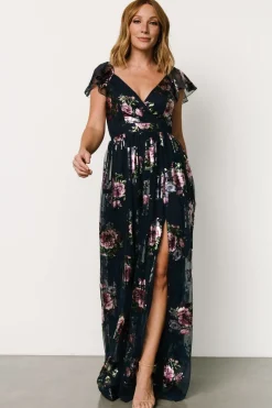 Baltic Born Devany Maxi Dress | Navy Multi