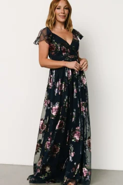 Baltic Born Devany Maxi Dress | Navy Multi