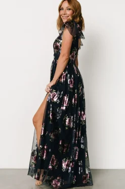 Baltic Born Devany Maxi Dress | Navy Multi