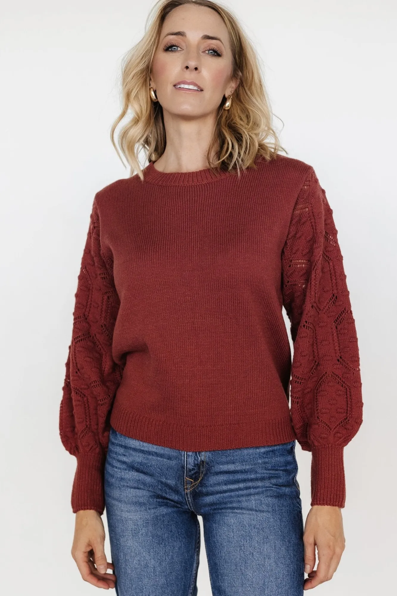 Baltic Born Devri Pointelle Sweater |