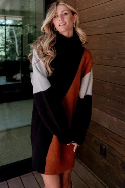 Baltic Born Diego Sweater Dress | Black Multi