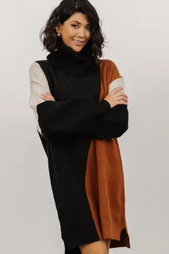 Baltic Born Diego Sweater Dress | Black Multi