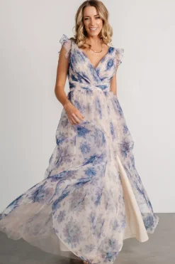 Baltic Born Dimitra Maxi Dress | Natural + Slate Floral