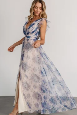 Baltic Born Dimitra Maxi Dress | Natural + Slate Floral