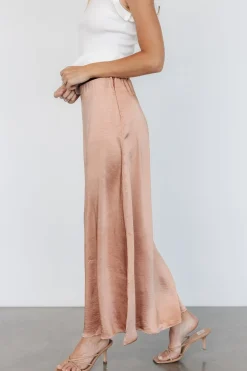 Baltic Born Dominga Satin Skirt | Light Copper