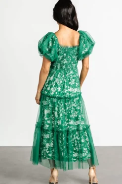Baltic Born Doria Tulle Floral Maxi Dress |