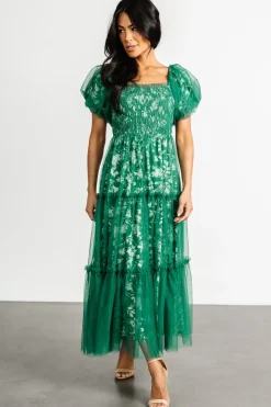 Baltic Born Doria Tulle Floral Maxi Dress |