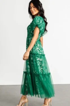 Baltic Born Doria Tulle Floral Maxi Dress |