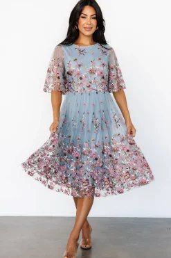 Baltic Born Duchess Tulle Dress | Blue Garden