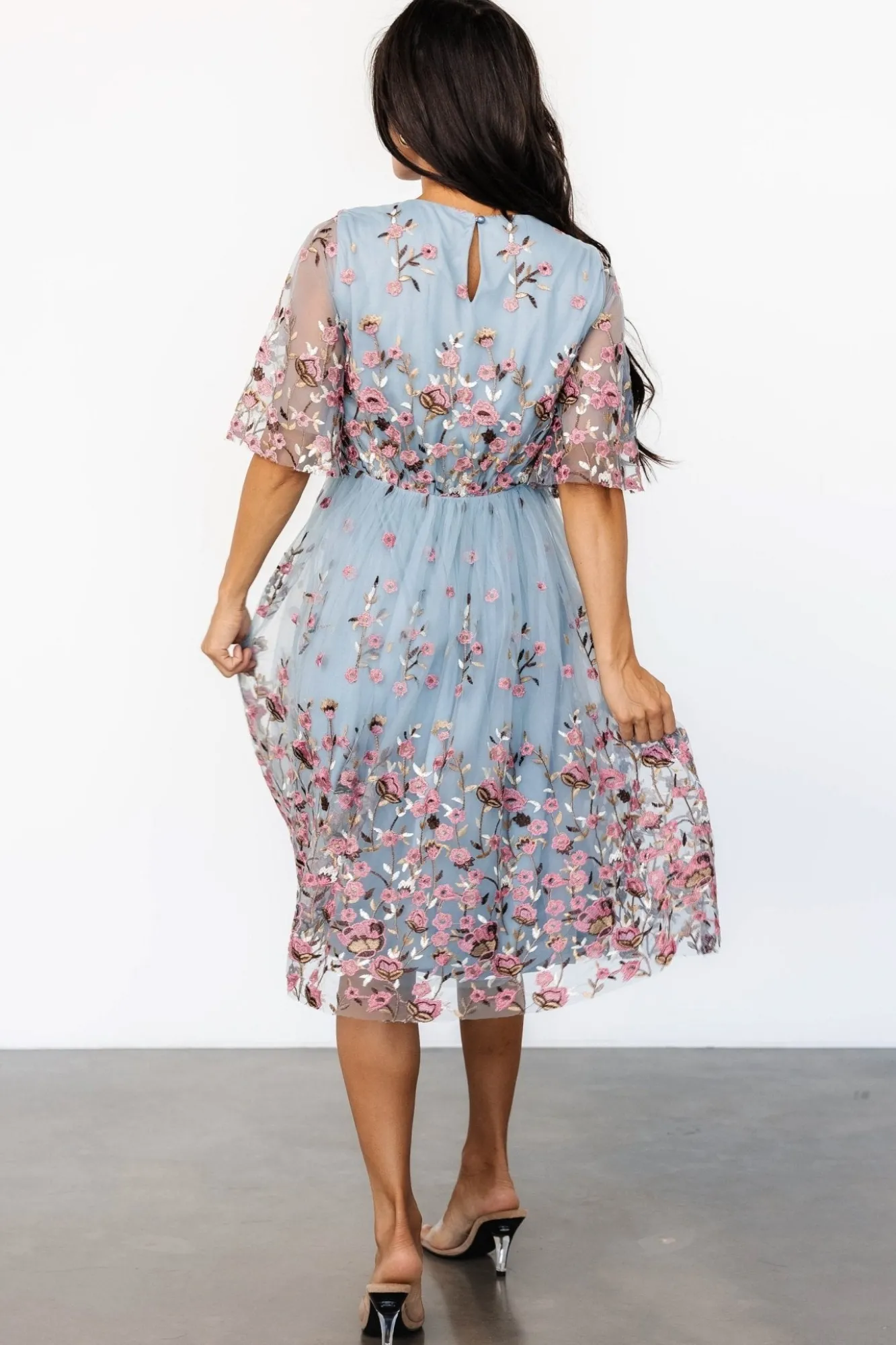 Baltic Born Duchess Tulle Dress | Blue Garden