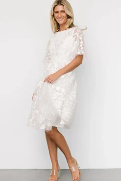 Baltic Born Duchess Tulle Dress | White Garden