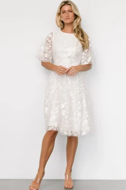 Baltic Born Duchess Tulle Dress | White Garden