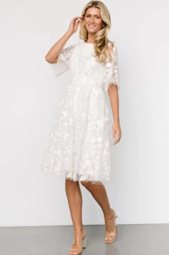 Baltic Born Duchess Tulle Dress | White Garden
