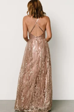 Baltic Born Eirena Sparkle Gown | Rose + Gold