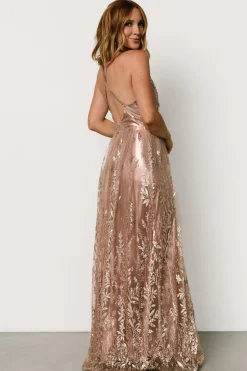 Baltic Born Eirena Sparkle Gown | Rose + Gold