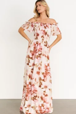 Baltic Born Elina Maxi Dress | Mauve Multi Floral
