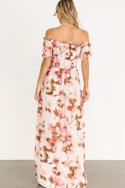 Baltic Born Elina Maxi Dress | Mauve Multi Floral