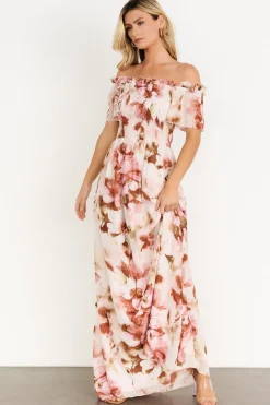 Baltic Born Elina Maxi Dress | Mauve Multi Floral