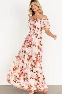 Baltic Born Elina Maxi Dress | Mauve Multi Floral