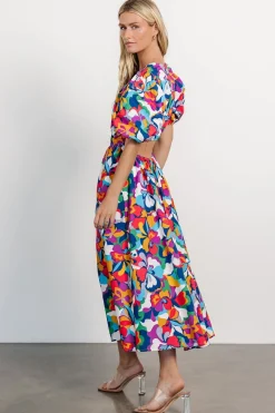 Baltic Born Elisa Open Back Dress | Multi Print