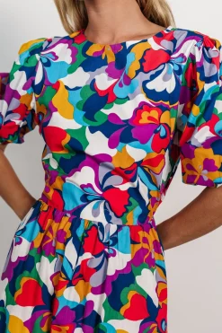 Baltic Born Elisa Open Back Dress | Multi Print