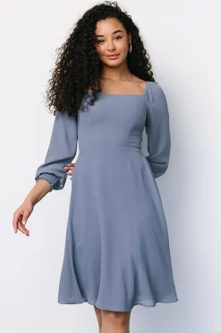 Baltic Born Elise Short Dress | Whisper Blue