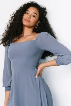 Baltic Born Elise Short Dress | Whisper Blue