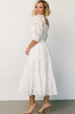 Baltic Born Ella Eyelet Midi Dress |