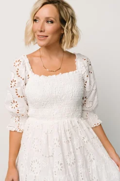 Baltic Born Ella Eyelet Midi Dress |
