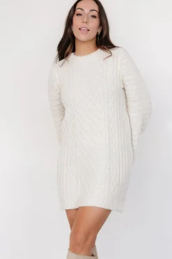 Baltic Born Ellis Cable Knit Sweater Dress |