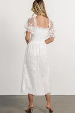 Baltic Born Emilia Embroidered Dress | Off White