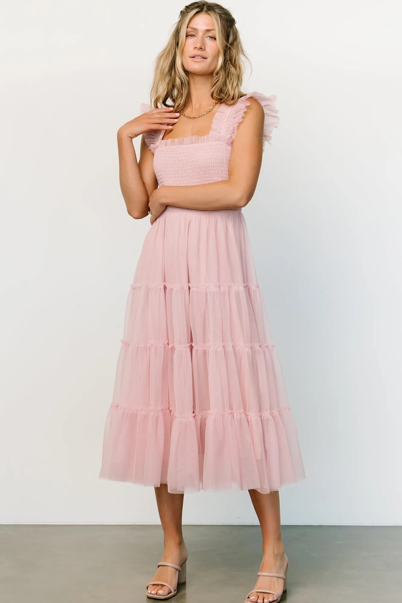 Baltic Born Emma Smocked Tulle Dress |