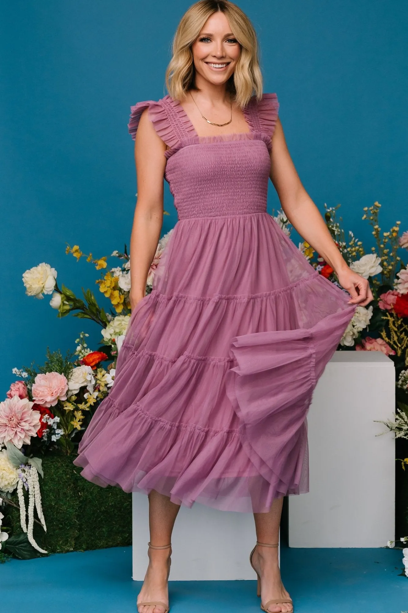 Baltic Born Emma Smocked Tulle Dress |