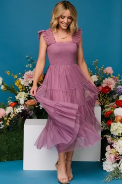 Baltic Born Emma Smocked Tulle Dress |