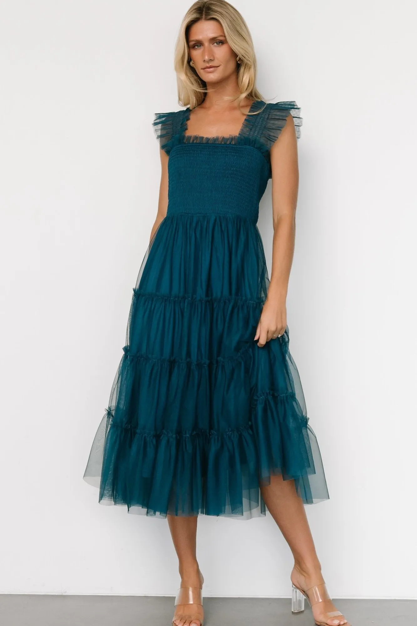 Baltic Born Emma Smocked Tulle Dress |