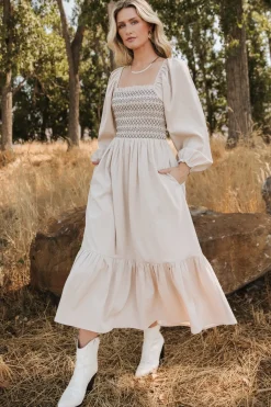 Baltic Born Emmeline Smocked Midi Dress |