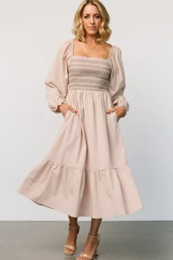 Baltic Born Emmeline Smocked Midi Dress |