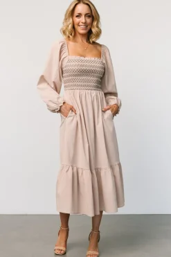 Baltic Born Emmeline Smocked Midi Dress |